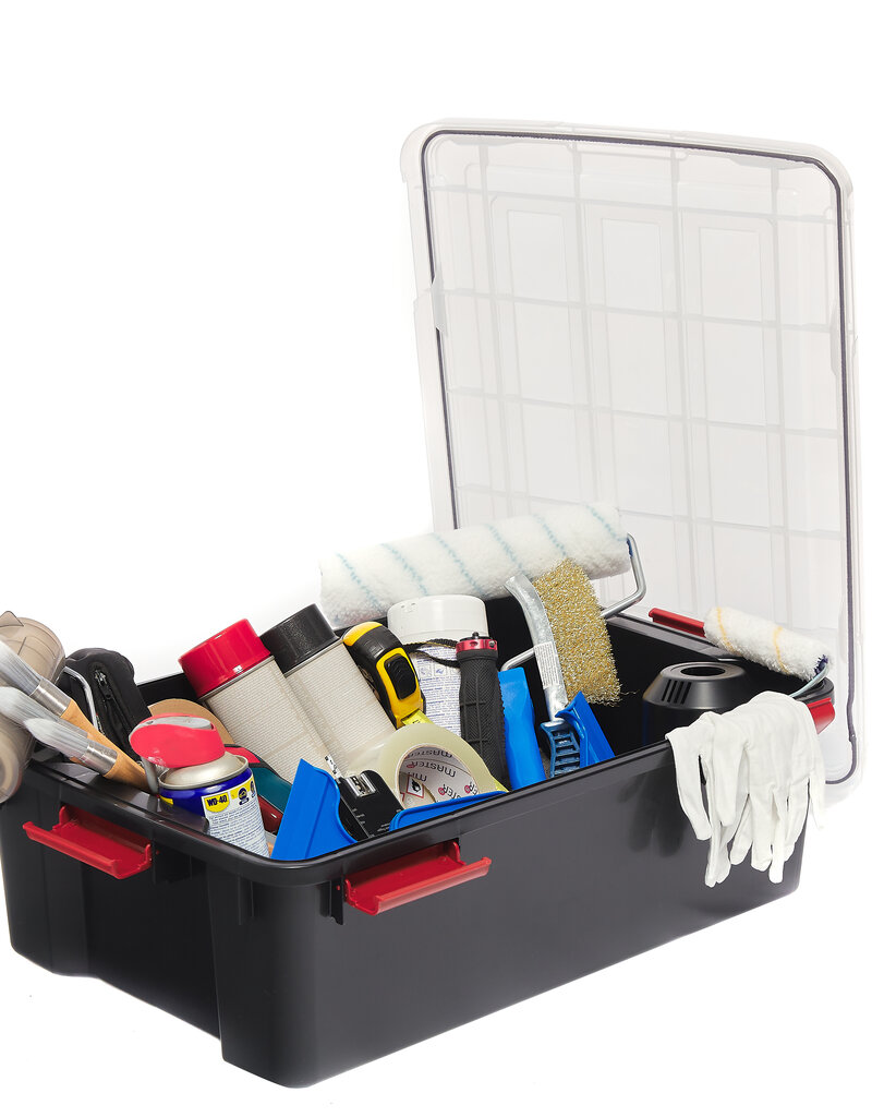 IRIS New Air Tight Box - 30 liter - set van 6 - DDAT-LS - Transparant