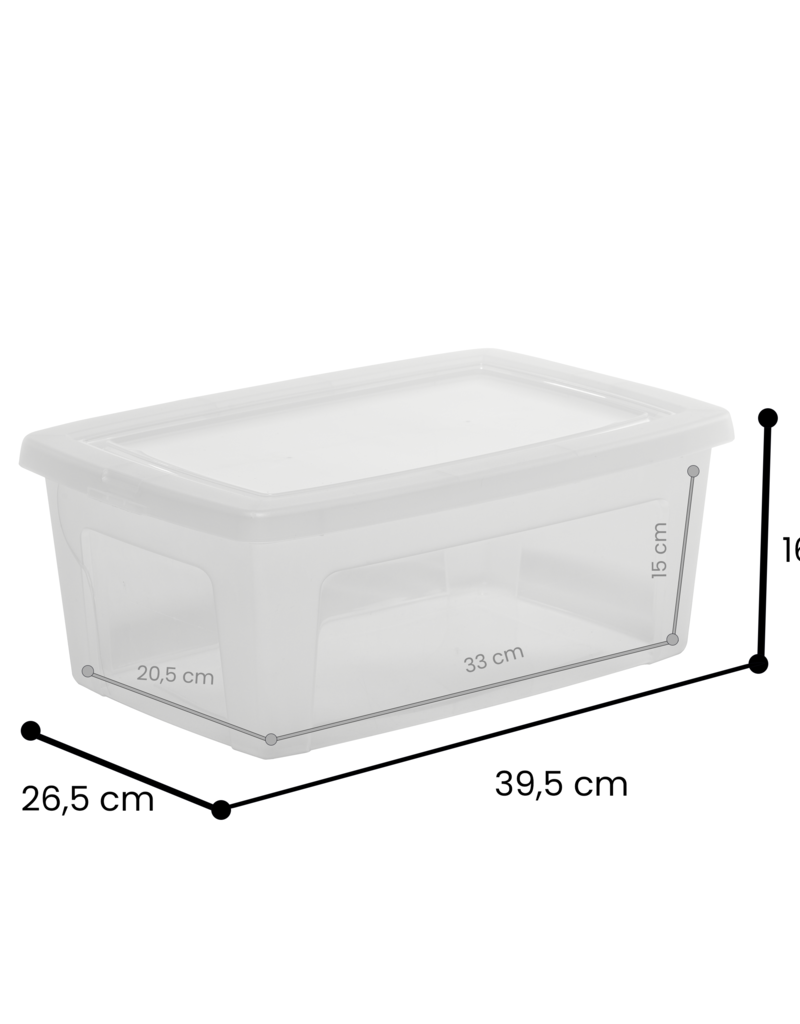 IRIS Modular Clear Box - 11 liter - set van 10 - MCB-11 - Transparant