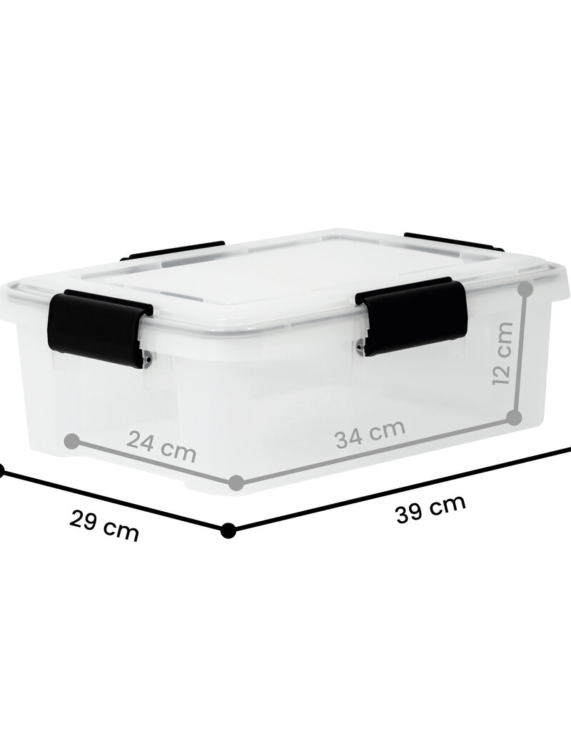 IRIS Air Tight Box - 10 liters - set of 6 - AT-S - Transparent