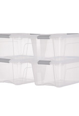 IRIS New Top Box - 15 liters - set of 4 - NTB-15 - Grey