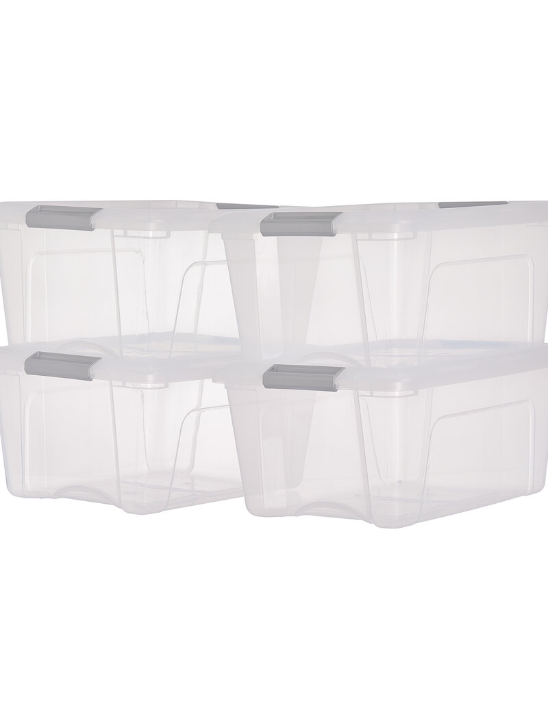 IRIS New Top Box - 15 liter - set van 4 - NTB-15 - Grey