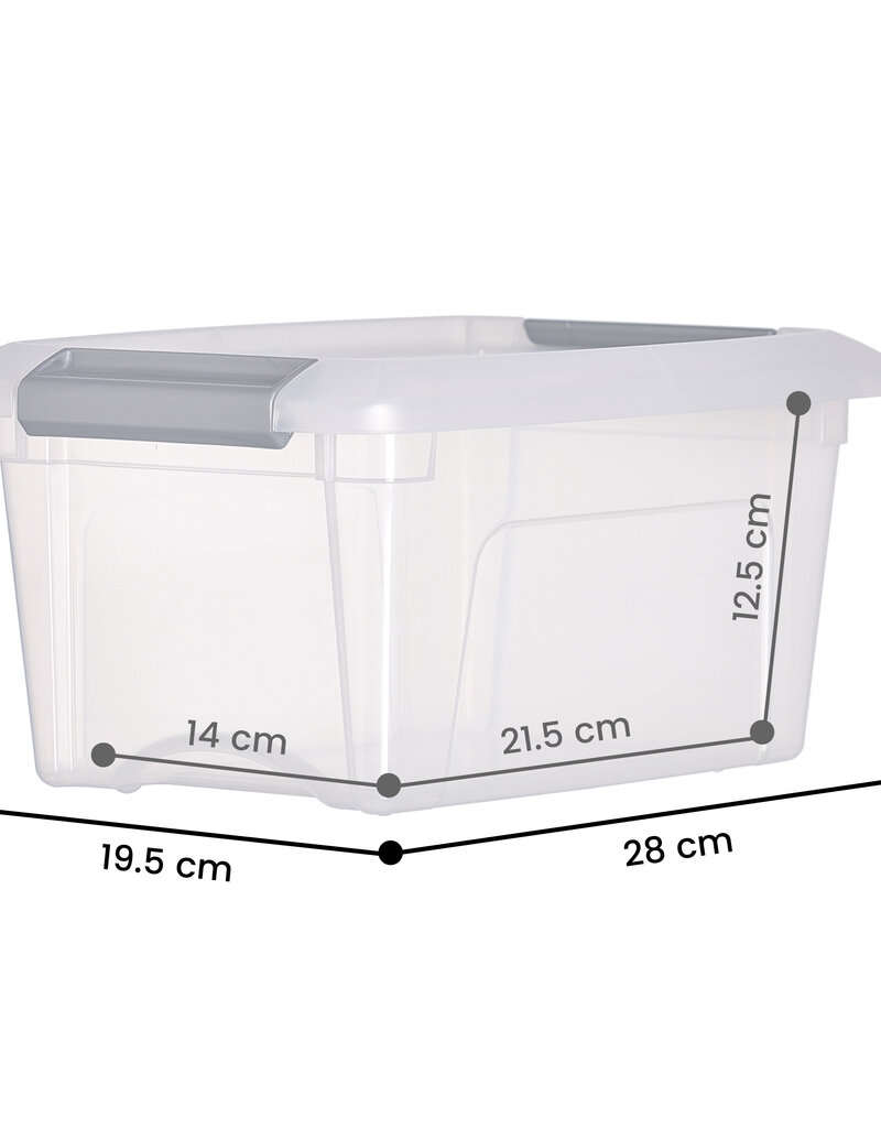 IRIS New Top Box - 5 liter - set van 6 - NTB-15 - Grey