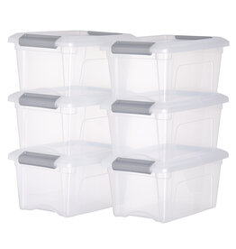 IRIS New Top Box - 5 liter - set van 6 - NTB-15 - Grey