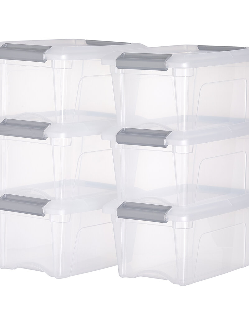 IRIS New Top Box - 5 liters - set of 6 - NTB-15 - Grey