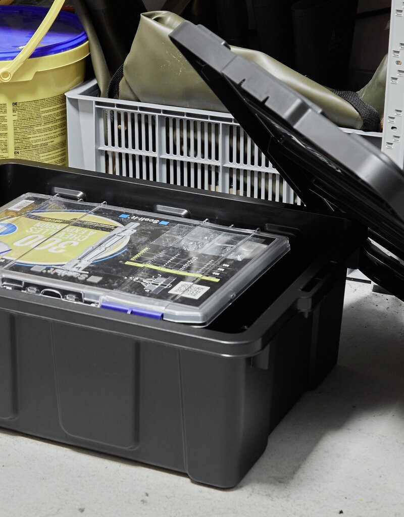 IRIS Powerbox - 43 liters - set of 4 - DDSK-430 - Black