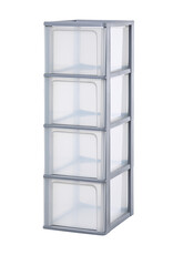 IRIS Organizer Chest - 4 drawers - OCH-2400 - Grey