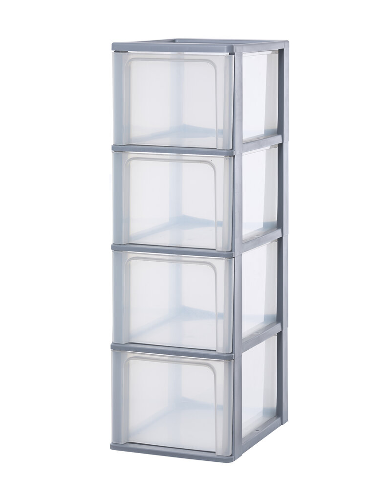 IRIS Organizer Chest - 4 lades - OCH-2400 - Grey