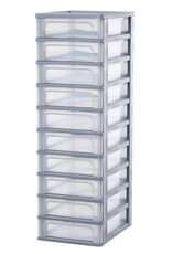 IRIS Organizer Chest - 10 lades - OCH-2100 - Grey