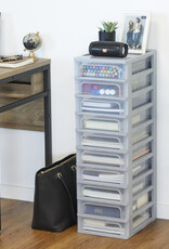 IRIS Organizer Chest - 10 drawers - OCH-2100 - Grey