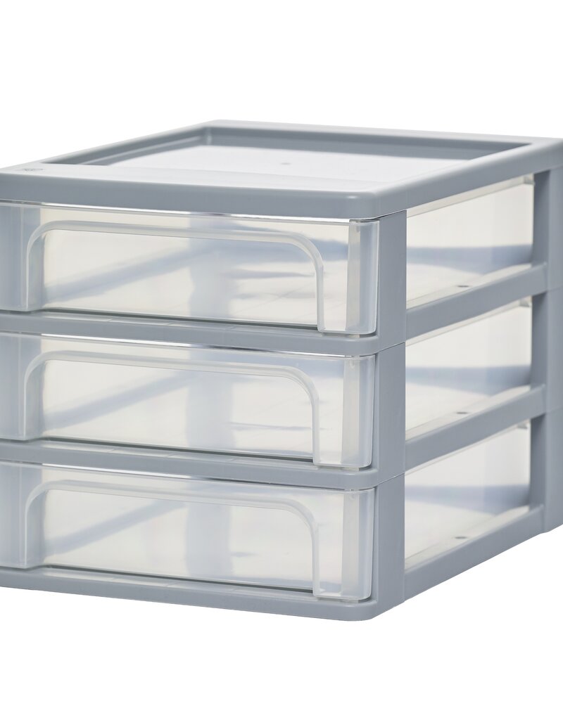 IRIS Organizer Chest - 3 drawers - OCH-2030 - Grey