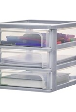 IRIS Organizer Chest - 3 lades - OCH-2030 - Grey