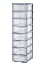 IRIS Organizer Chest - 8 drawers - OCH-2008 - Grey