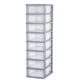 IRIS Organizer Chest - 8 lades - OCH-2008 - Grey