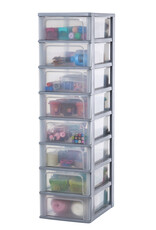 IRIS Organizer Chest - 8 drawers - OCH-2008 - Grey