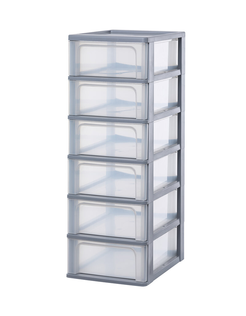 IRIS Organizer Chest - 6 lades - OCH-2006 - Grey