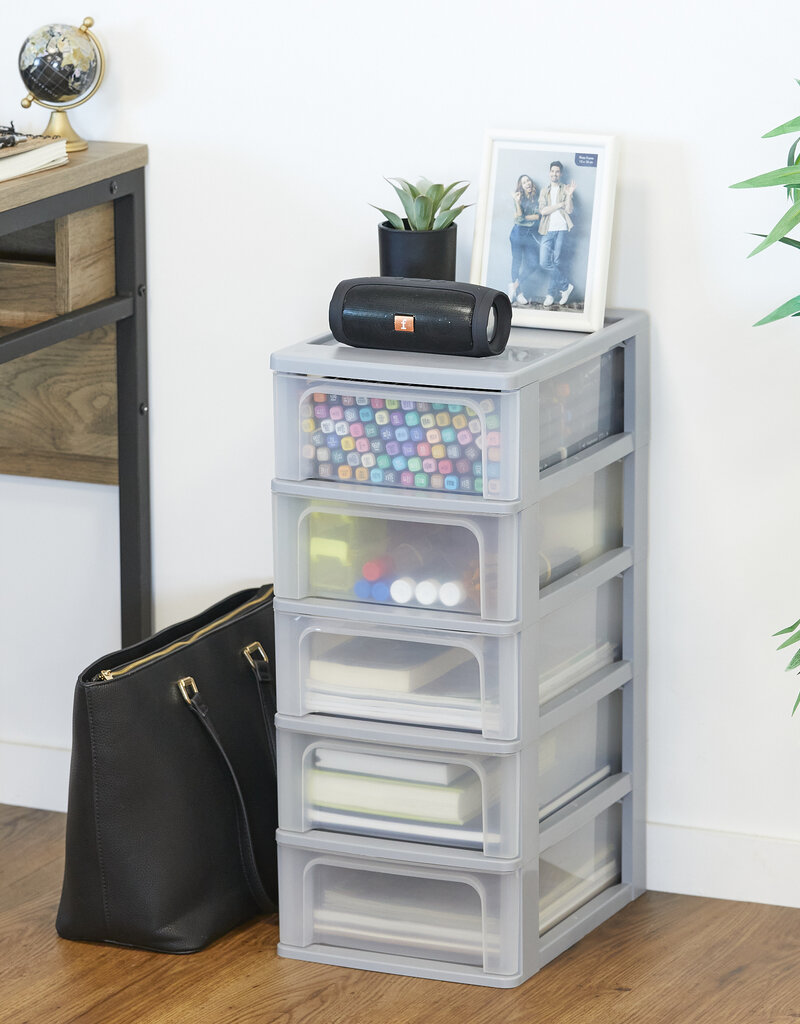 IRIS Design Organizer Chest - 5 lades - DDOCH-2005 - Grey