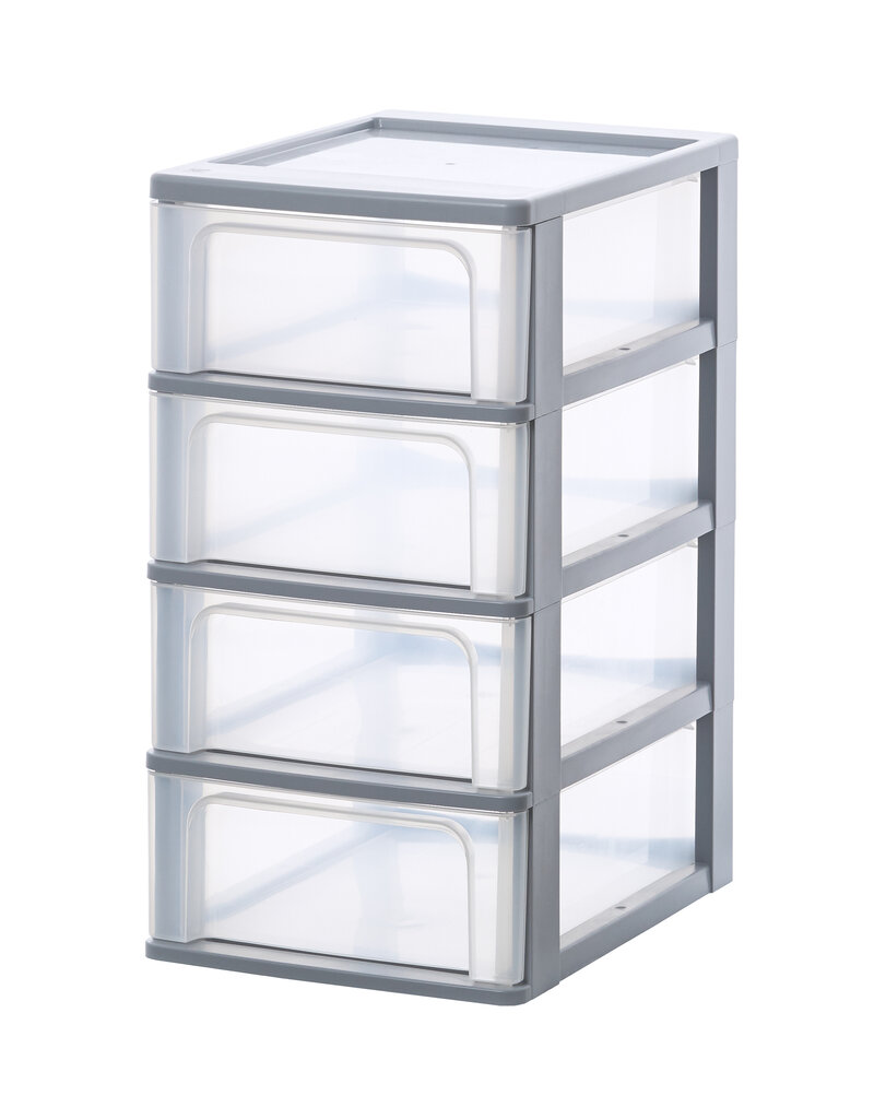 IRIS Organizer Chest - 4 drawers - OCH-2004 - Grey