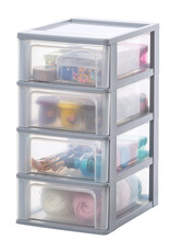 IRIS Organizer Chest - 4 lades - OCH-2004 - Grey