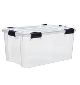 IRIS New Air Tight Box - 50 liters - set of 4 - DDAT-L - Transparent