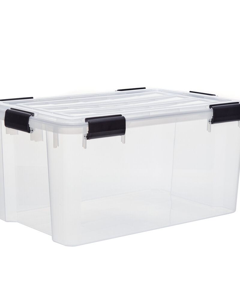 IRIS New Air Tight Box - 50 liter  - set van 4 - DDAT-L - Transparant