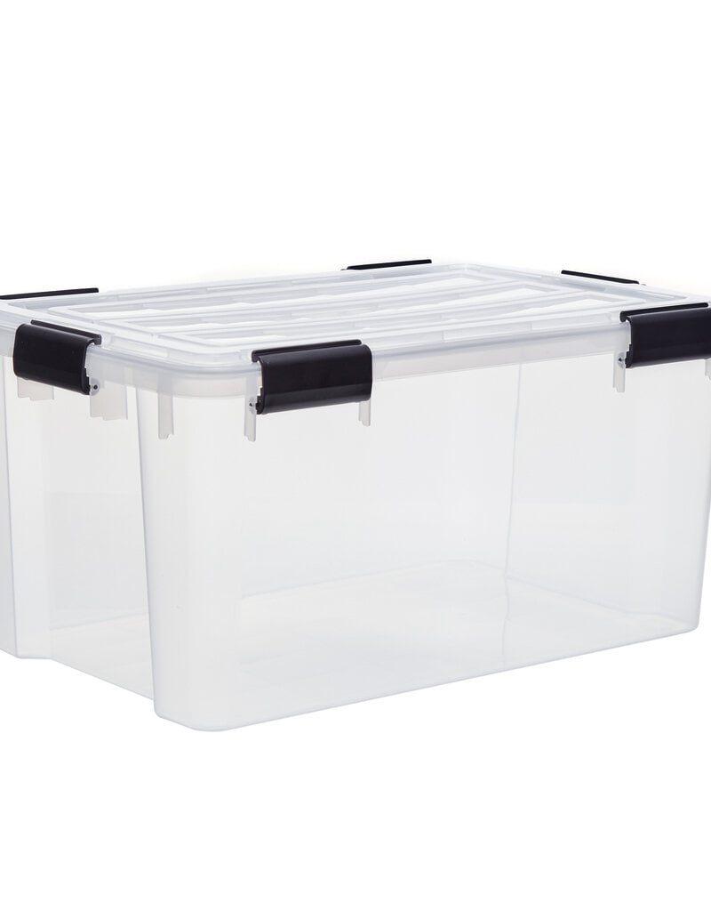 IRIS New Air Tight Box - 50 liters - set of 4 - DDAT-L - Transparent