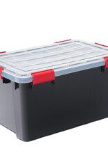 IRIS New Air Tight Box - 50 liter  - set van 4 - DDAT-L - Black