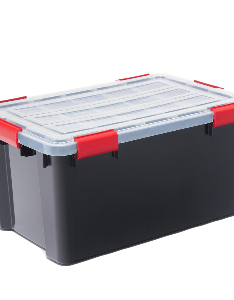 IRIS New Air Tight Box - 50 liter  - set van 4 - DDAT-L - Black