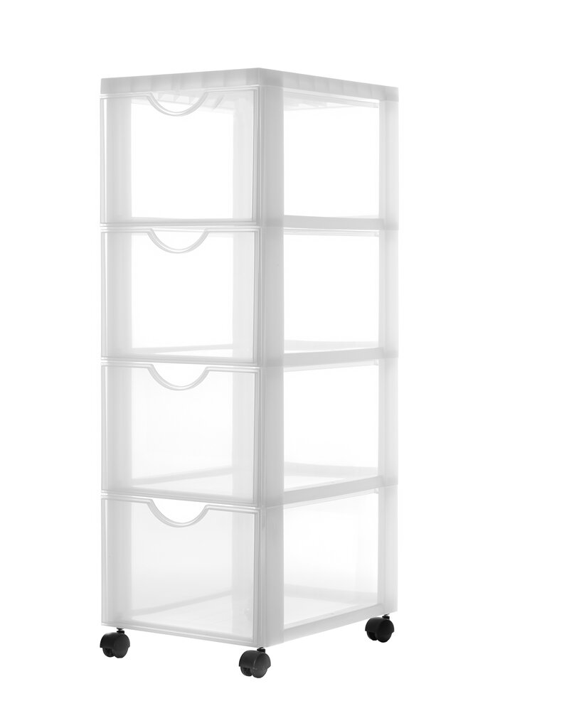 IRIS Easygrip Chest - 4 drawers - DDDC-304 - White