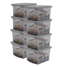 IRIS Useful Storage Box - 10 liter - set van 8 - DDUSB-S - Grey