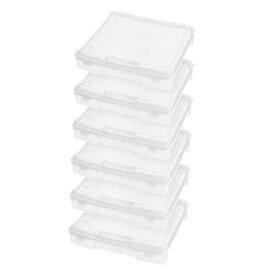 IRIS Portable hobby organizer - A4 Format - set of 6 - SBC-350 - Transparent