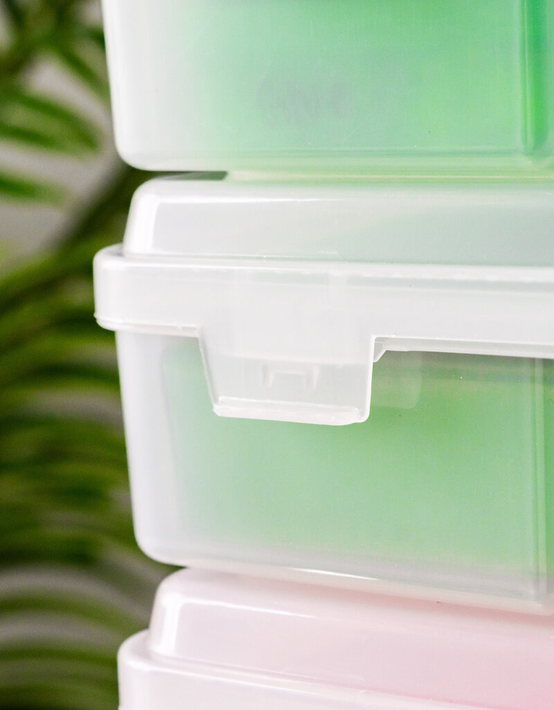 IRIS Portabel hobby organizer - A4 Format - set van 6 - SBC-350 - Transparent