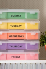 IRIS Portabel hobby organizer - A4 Format - set van 6 - SBC-350 - Transparent