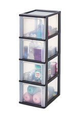 IRIS Organizer Chest - 4 drawers - OCH-2400 - Black