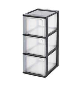 IRIS Organizer Chest - 3 drawers - OCH-2300 - Black
