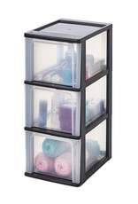 IRIS Organizer Chest - 3 drawers - OCH-2300 - Black