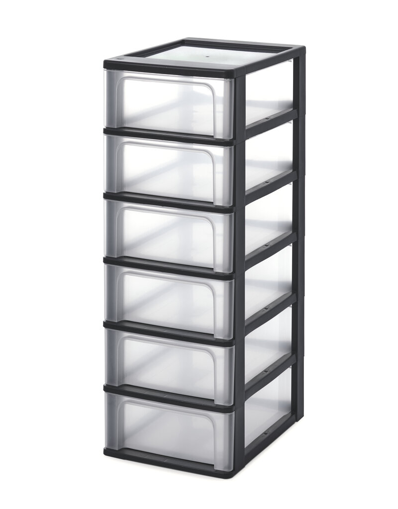 IRIS Organizer Chest - 6 lades - OCH-2006 - Black