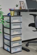 IRIS Organizer Chest - 6 lades - OCH-2006 - Black