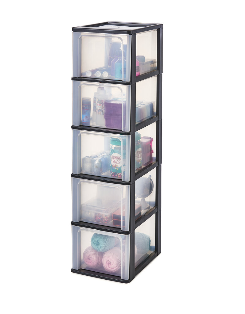 IRIS Organizer Chest - 5 lades - OCH-2500 - Black