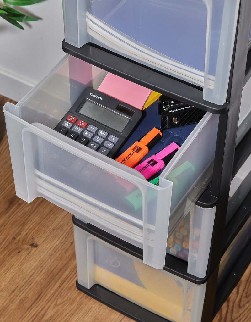 IRIS Organizer Chest - 5 drawers - OCH-2500 - Black