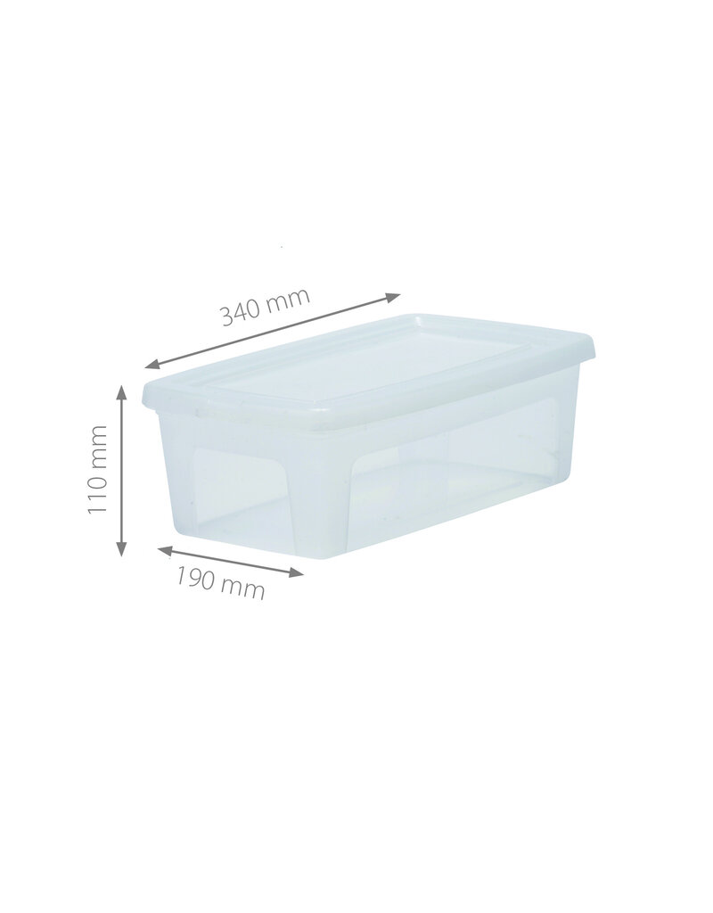 IRIS Modular Clear Box - 5 liters - set of 14 - MCB-5 - Transparent