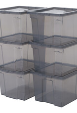 IRIS Useful Storage Box - 10 liters - set of 6 - USB-S - Grey