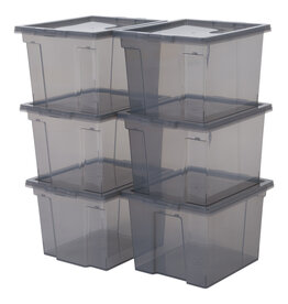 IRIS Useful Storage Box - 10 liter - set van 6 - USB-S - Grey
