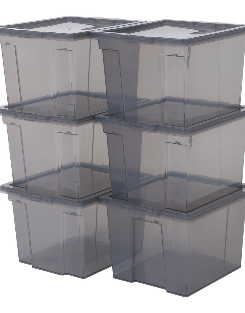 IRIS Useful Storage Box - 10 liters - set of 6 - USB-S - Grey