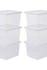 IRIS Useful Storage Box - 10 liter - set van 6 - USB-S - Transparant