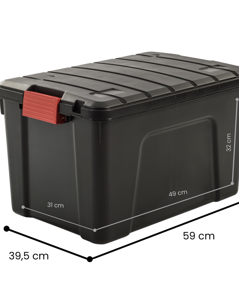 IRIS Store It All Box - 60 liters - SIA-60 - Black