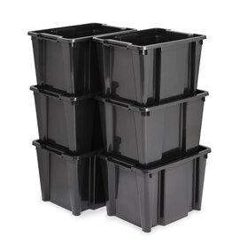 IRIS Handy Box- 15 liters - set of 6 - HB-15 - Black