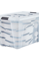 IRIS Design New Top Box - 60 liters - Set of 1 - DDNTB-60 - Transparent