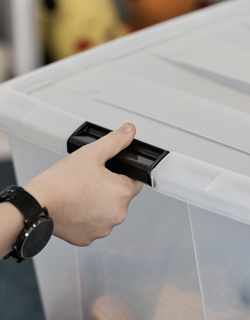 IRIS Design New Top Box - 60 liters - Set of 1 - DDNTB-60 - Transparent