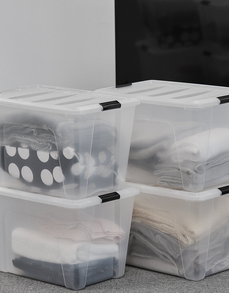 IRIS Design New Top Box - 60 liters - Set of 1 - DDNTB-60 - Transparent