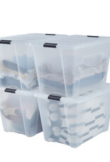 IRIS Design New Top Box - 60 liters - Set of 1 - DDNTB-60 - Transparent